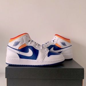 Air Jordan 1 Mid white/laser orange